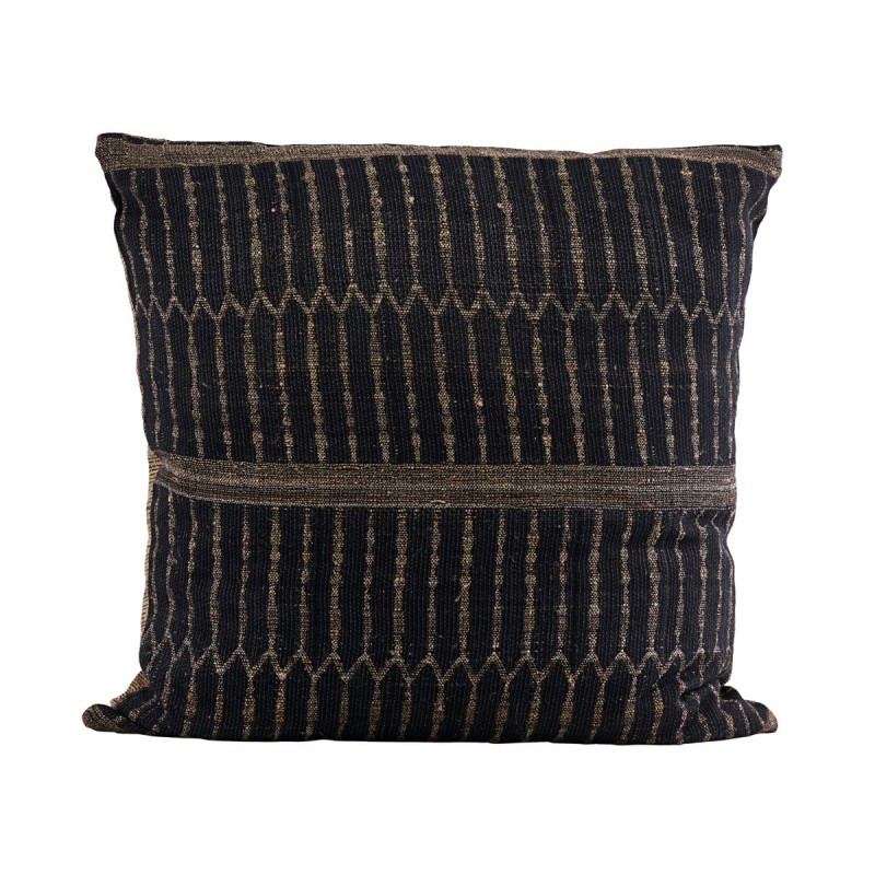 SILK PILLOW BLACK ROPE 60 - CUSHIONS SILK PILLOW BLACK ROPE 60 - CUSHIONS